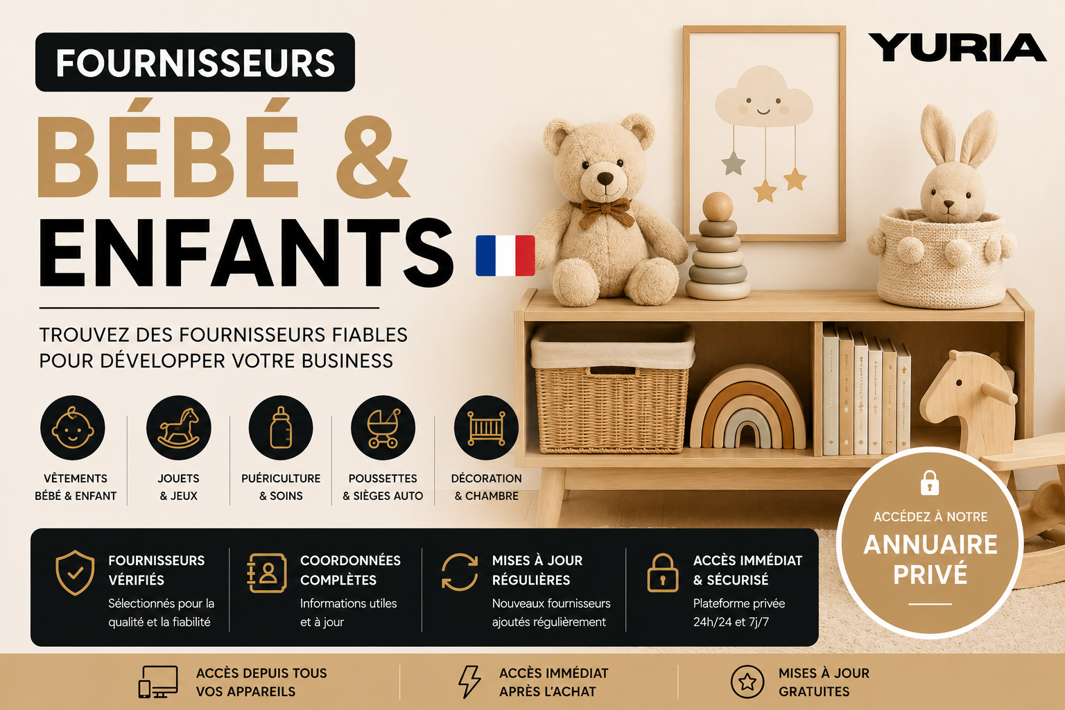 Fournisseurs Bébé & Enfant 🇫🇷
