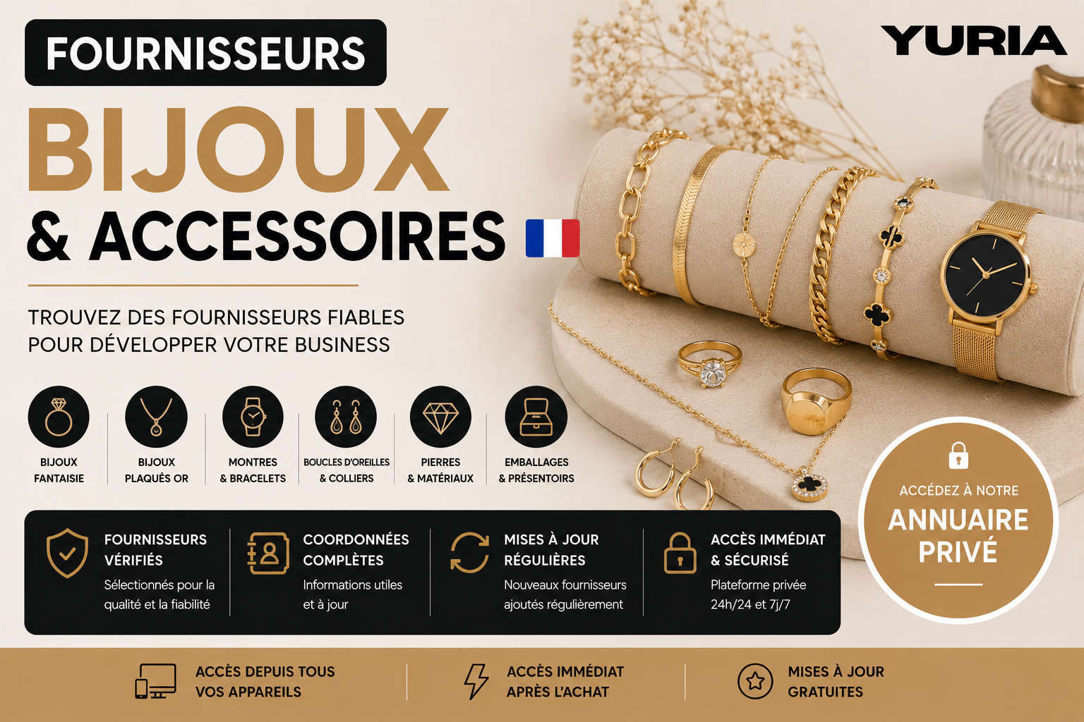 Fournisseurs de bijoux 🇫🇷